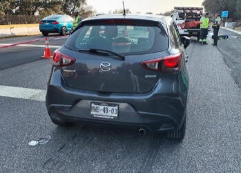 Muere mujer en balacera en la carretera México-Cuernavaca