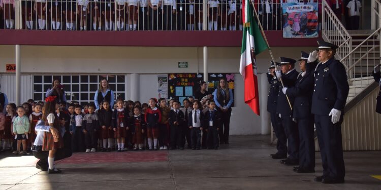 Inculcan en Cajeme valores cívicos y respeto a los símbolos patrios a nivel  Preescolar