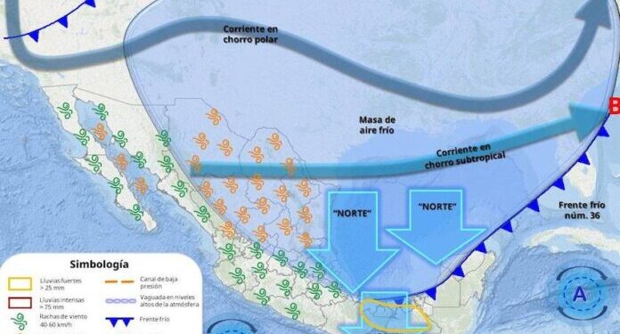 Continuarán hoy los fuertes vientos sobre línea costera y zona sur de Sonora