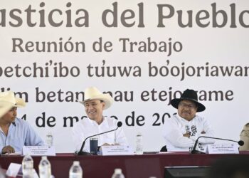 Gobernador Durazo avanza con acciones del Plan de Justicia Yaqui para fortalecer infraestructura hídrica