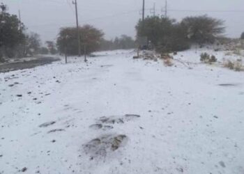 Podría seguir nevando este día, en Sonora