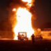Controlan incendio en toma ilegal de hidrocarburo en Teoloyucan, Edomex