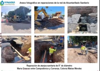 Atiende OOMAPAS de Cajeme cerca de 2 mil servicios de mantenimiento de redes de agua y alcantarillado