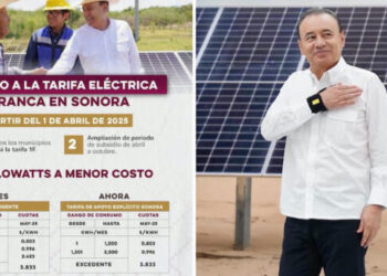 Gestiones del gobernador Durazo logran subsidio de energía eléctrica a partir de este 1 de abril