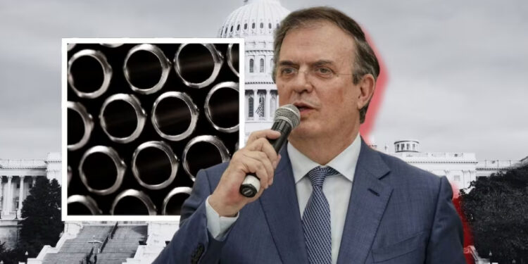 Marcelo Ebrard viaja a Washington, ahora por aranceles al acero y aluminio