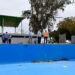 Supervisa Javier Lamarque avances en pavimentación y rehabilitación de alberca olímpica en Cajeme
