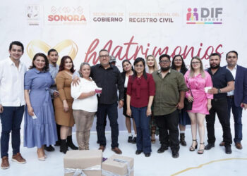 Gobierno de Sonora realiza con éxito el programa de Matrimonios Colectivos 2025