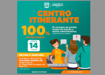 Acercará Tesorería Municipal sus servicios a la colonia Santa Fe este viernes 14