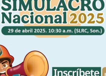 Invita PC a participar en el primer simulacro nacional 2025