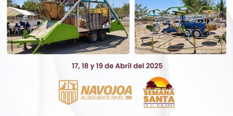 Los juegos mecánicos Gratis esta Semana Santa en el Río Mayo