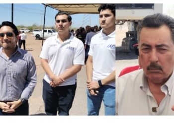 Javier Lamarque da banderazo de inicio en obra de rehabilitación vial al norte de Cajeme