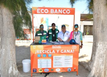 Impulsa Servicios Públicos Municipales acciones de reciclaje en Bahía de Kino