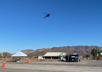 Unidad aérea del Gobierno de Sonora fortalece acciones de seguridad en el estado: SSP