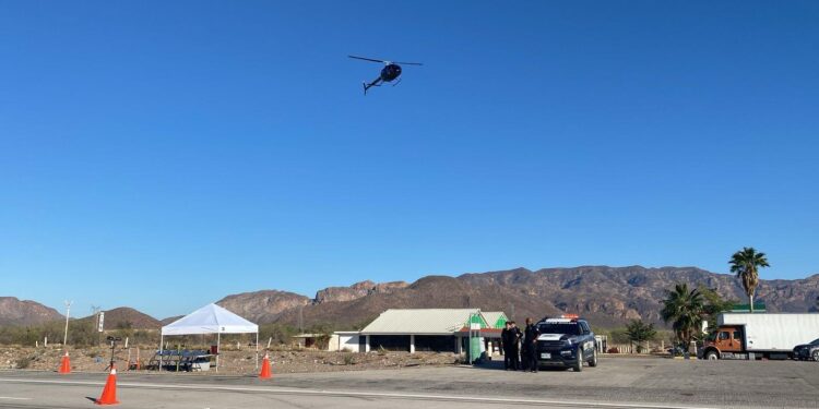 Unidad aérea del Gobierno de Sonora fortalece acciones de seguridad en el estado: SSP