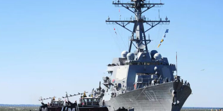 Arribo de buque estadounidense USS Gravely a Veracruz fue escala logística, aclara Semar