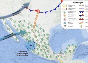 Corriente en chorro subtropical generará rachas de viento hasta de 60 km/h