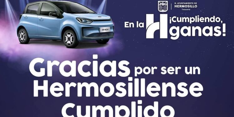 Contribuyentes pueden consultar folios para el sorteo del carro eléctrico ¡En la H, Cumpliendo Ganas!