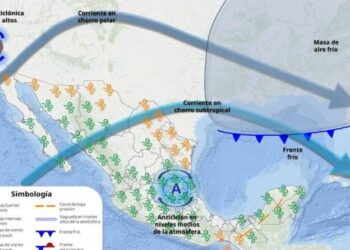 Para el próximo sábado se prevé la aproximación de otro frente frío