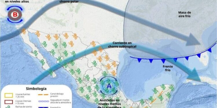Para el próximo sábado se prevé la aproximación de otro frente frío