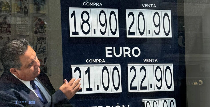 Temores por recesión global pegan al peso; cotiza a 20.44 por dólar