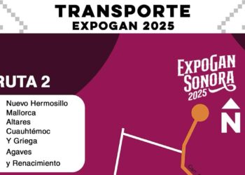 Gobierno de Sonora anuncia ajustes en líneas de transporte urbano por manifestación de ExpoGan