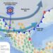Durante hoy, el frente núm. 37 será reforzado por una nueva masa de aire frío