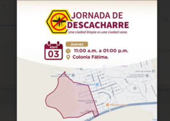Llevarán jornada de descacharre a colonia Fátima este 3 de abril