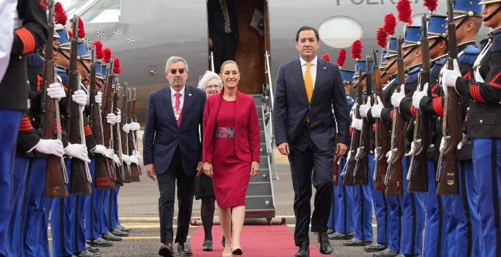 Claudia Sheinbaum llega a Honduras para la IX cumbre de la Celac