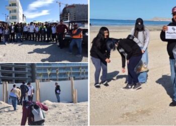 Llevan a cabo mega limpieza en Playa Hermosa