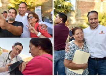 Atiende Toño Astiazarán a familias de la San Benito con Miércoles En Tu Colonia