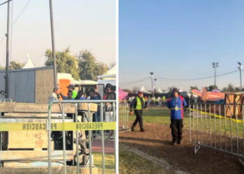 Mueren dos personas tras colapso de estructura en festival AXE Ceremonia