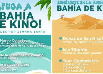 Hermosillo y Bahía de Kino te esperan esta Semana Santa con actividades culturales, recreativas y familiares