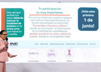 Rosa Icela Rodríguez llama a votar en la elección judicial del 1° de junio