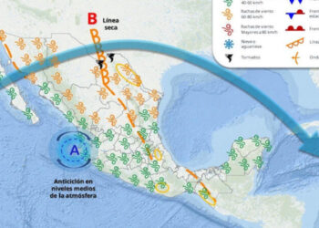 Persistirán hoy temperaturas que oscilen de los 30 a 35°C