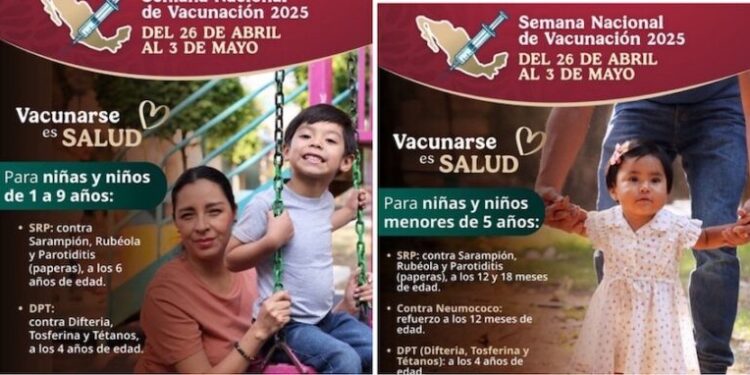 Inicia la Primera Semana Nacional de Vacunación 2025