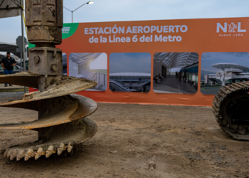 Arranca construcción de la Estación Aeropuerto del Metro de Monterrey, la más grande de Latinoamérica