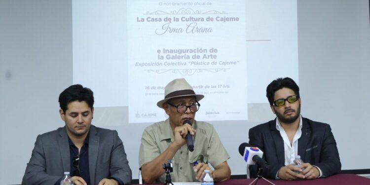 Invitan a nombramiento oficial de la casa de cultura Irma Arana, reinauguración de galeria y festival de jazz en Cajeme