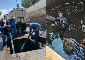 Exhorta Imagen Urbana de Cajeme a no arrojar basura para evitar taponamientos en el sistema de Drenaje Pluvial