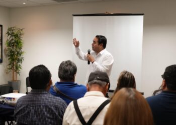 Desde Navojoa, Heriberto Aguilar llama al movimiento a informar con responsabilidad y convocar al voto ciudadano el 1º de junio