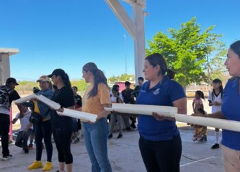 Gobierno de Cajeme fomenta el deporte en el pueblito kilómetro nueve