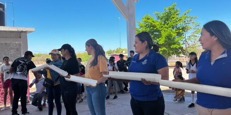 Gobierno de Cajeme fomenta el deporte en el pueblito kilómetro nueve