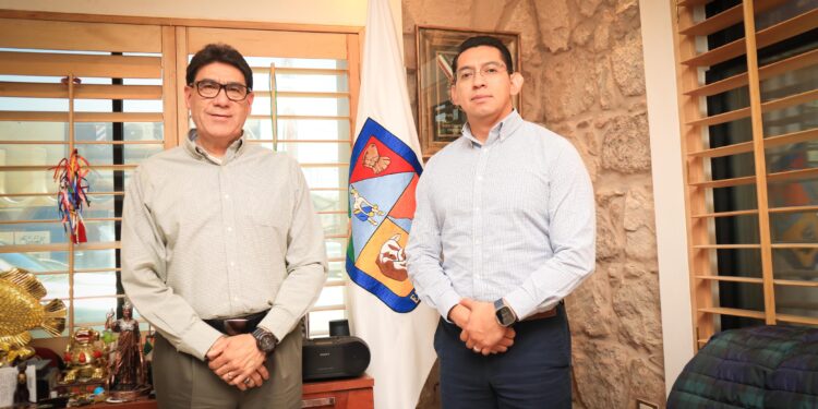 Recibe alcalde apoyo del Secretario de Seguridad
