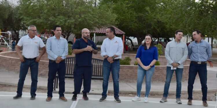 Entrega Toño Astiazarán obra ganadora del Presupuesto CRECES en Haciendas del Sol