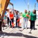 Da banderazo Javier Lamarque a obra de pavimentación e infraestructura Hidrosanitaria en calle paseo de la paz