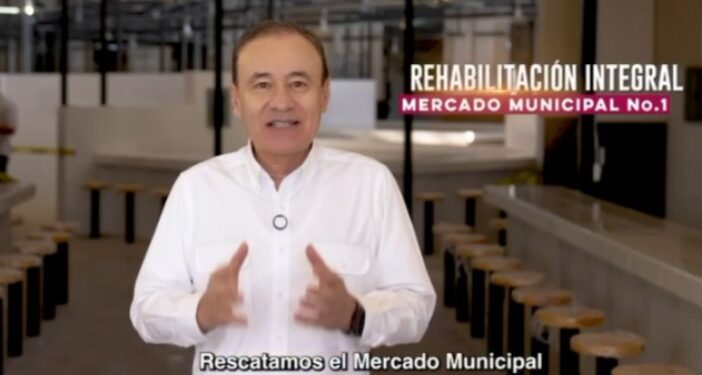 Gobernador Durazo entregará obra de Mercado Municipal N° 1 de Hermosillo a las y los locatarios