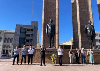Realiza Ayuntamiento de Guaymas conmemoración del CXLIV aniversario del natalicio de Adolfo de la Huerta.