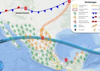 Dos frentes fríos para el fin de semana