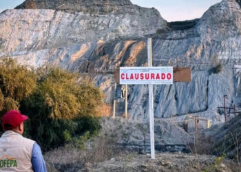 Clausura Profepa a minera Sago Import Export en Zimapán, Hidalgo