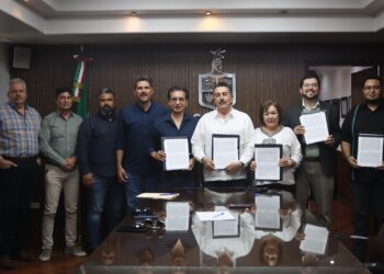 Firman acuerdo para rehabilitación del parque industrial como estrategia para estimular el desarrollo económico de Cajeme