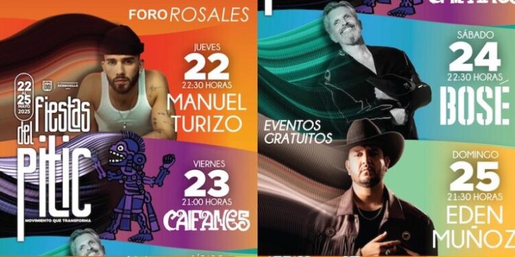 Estamos a tres días de iniciar las Fiestas del Pitic 2025, con eventos gratuitos para todos